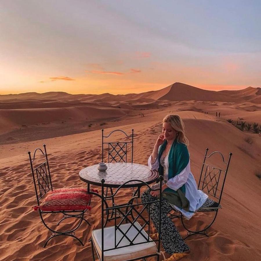 Erg Chebbi Camel Trek Camp 호텔 메르주가 외부 사진